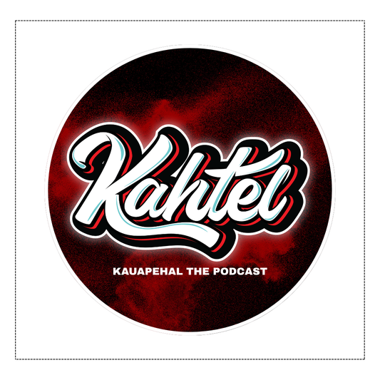 Kahtel The Podcast Static Cling Decal
